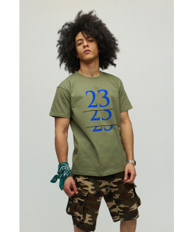 Men's military T-shirt with YAPPI print