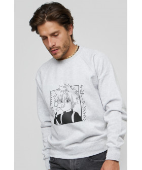 Свитшот YAPPI мужской серый "Anime"