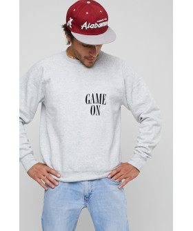 Свитшот YAPPI мужской серый "Game on"