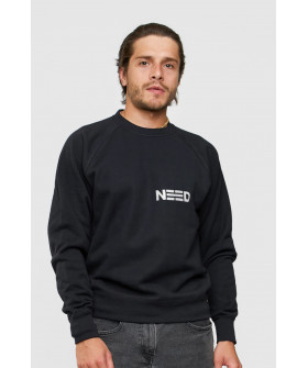 Світшот YAPPI чоловічий  чорний "Need"