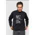 Світшот YAPPI чоловічий чорний "Don`t try to be original. Try to be good"