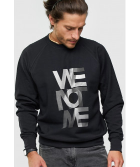 Свитшот YAPPI мужской черный "We not me"
