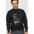 Світшот YAPPI чоловічий чорний "In order to become 1% you must do what the other 99% won`t"