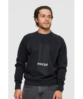 Свитшот YAPPI мужской черный "Focus"