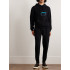 Hoodie for men YAPPI black with fleece