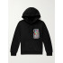 Hoodie for men YAPPI black with fleece