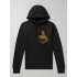 Hoodie for men YAPPI black with fleece