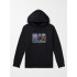 Hoodie for men YAPPI black with fleece