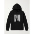 Hoodie for men YAPPI black with fleece