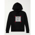 Hoodie for men YAPPI black with fleece