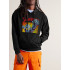Hoodie for men YAPPI black with fleece