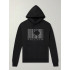 Hoodie for men YAPPI black with fleece