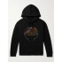 Hoodie for men YAPPI black with fleece