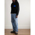 Hoodie for men YAPPI black with fleece