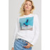 Women's sweatshirt basic /no flis/