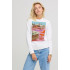 Women's sweatshirt basic /no flis/