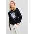 Свитшот женский oversize /no flis/