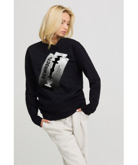 Свитшот женский oversize /no flis/ 
