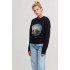 Свитшот женский oversize /no flis/