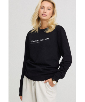 Свитшот женский oversize /no flis/ 