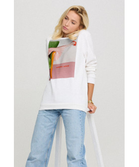 Свитшот женский oversize /no flis/ 