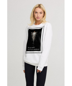 Світшот жіночий oversize  /no flis/ 