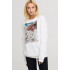 Свитшот женский oversize /no flis/