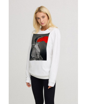 Свитшот женский oversize /no flis/ 