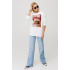 Свитшот женский oversize /no flis/ 