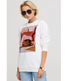 Свитшот женский oversize /no flis/ 