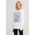 Свитшот женский oversize /no flis/
