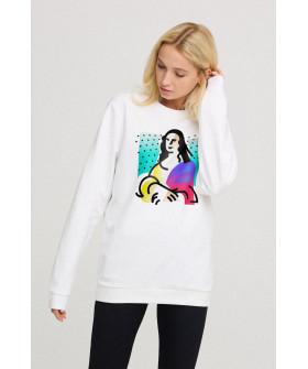 Свитшот женский oversize /no flis/ 