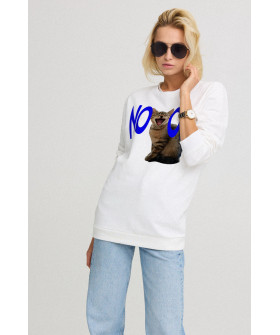 Свитшот женский oversize /no flis/ 
