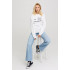Свитшот женский oversize /no flis/ 