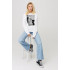 Свитшот женский oversize /no flis/ 