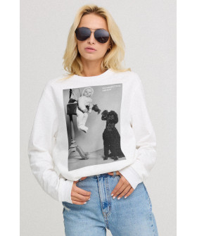 Свитшот женский oversize /no flis/ 
