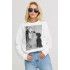 Свитшот женский oversize /no flis/
