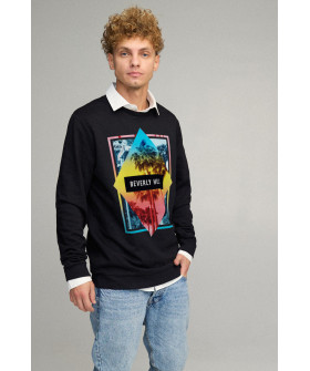 Світшот чоловічий OVERSIZE /no flis/