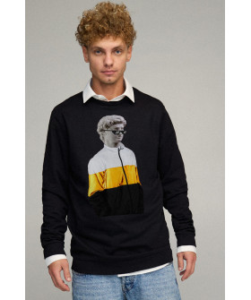 Світшот чоловічий OVERSIZE /no flis/