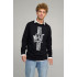 Світшот чоловічий OVERSIZE /no flis/