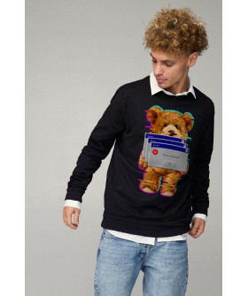 Світшот чоловічий OVERSIZE /no flis/