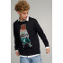 Sweatshirt men's OVERSIZE /no flis/