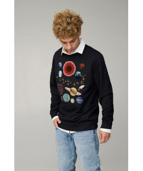 Світшот чоловічий OVERSIZE /no flis/