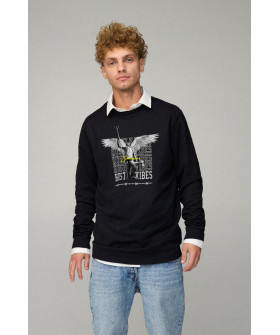Світшот чоловічий OVERSIZE /no flis/