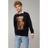 Sweatshirt men's OVERSIZE /no flis/