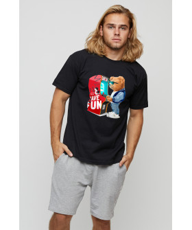 Men's T-shirt basic /air print/
