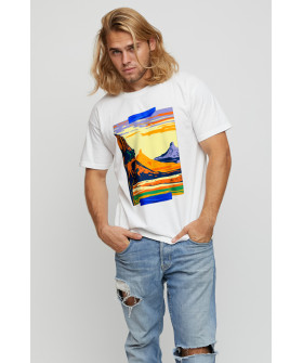 Men's T-shirt basic /air print/