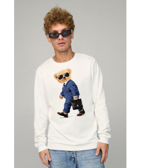Men's sweatshirt BASIC /no flis/