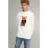 Sweatshirt men's OVERSIZE /no flis/