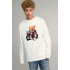 Sweatshirt men's OVERSIZE /no flis/